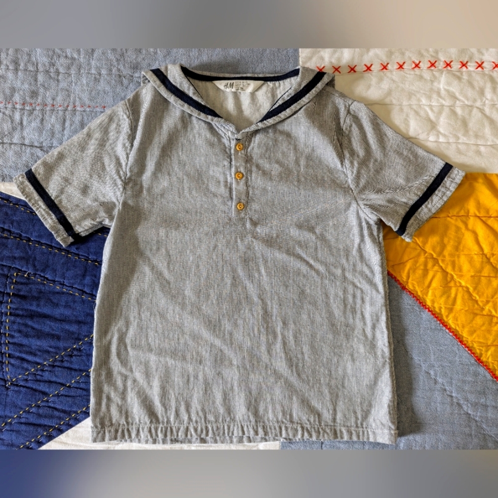 Boys cotton sailor shirt